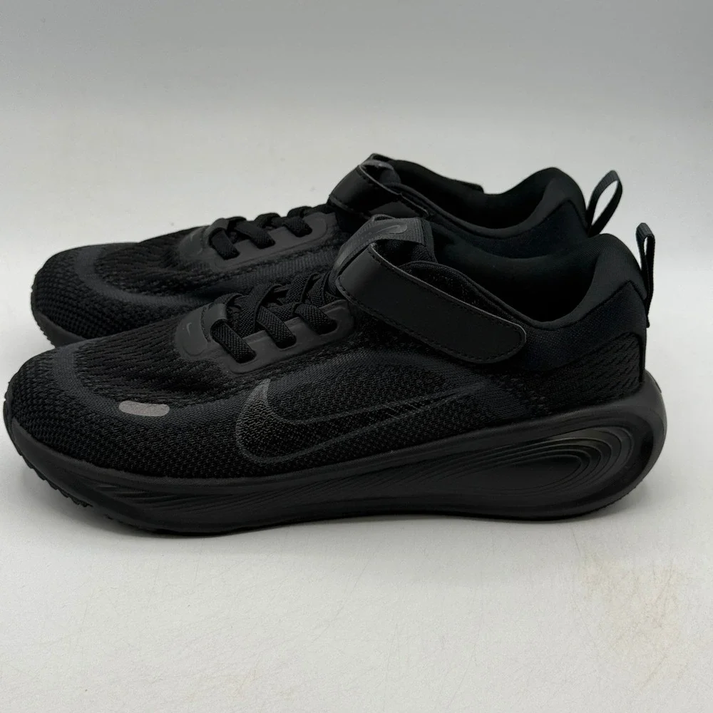 Nike Stellar Ride Shoes Kids Size 2Y Black Anthracite Running HQ3267-002